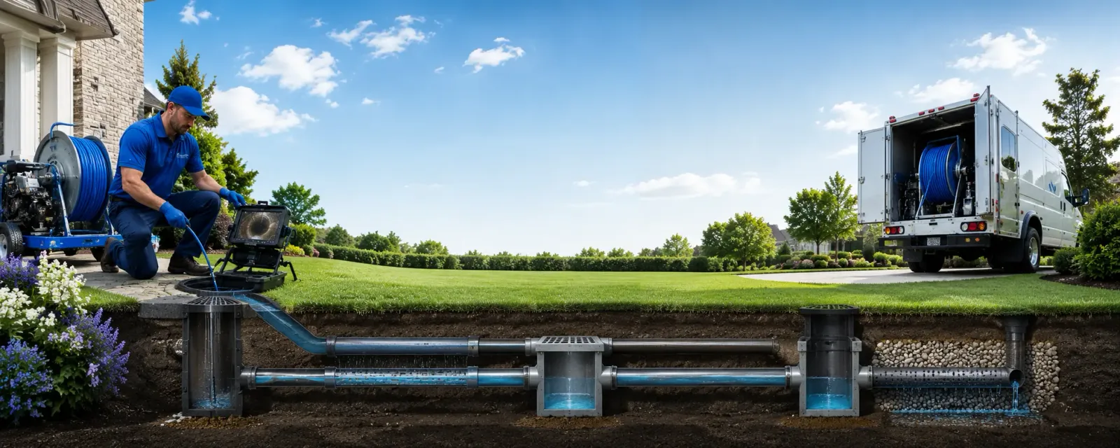 Outdoor drain cleaning information for Hoffman Estates, IL
